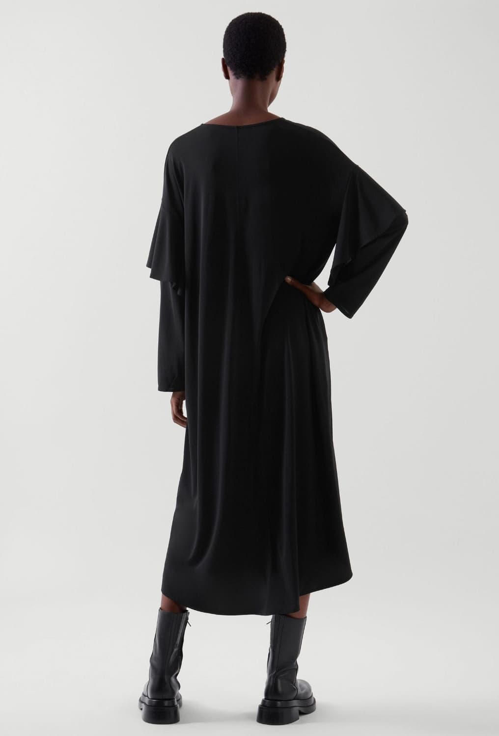 코스 러플 슬리브리스 롱원피스 프리사이즈 상품이미지3