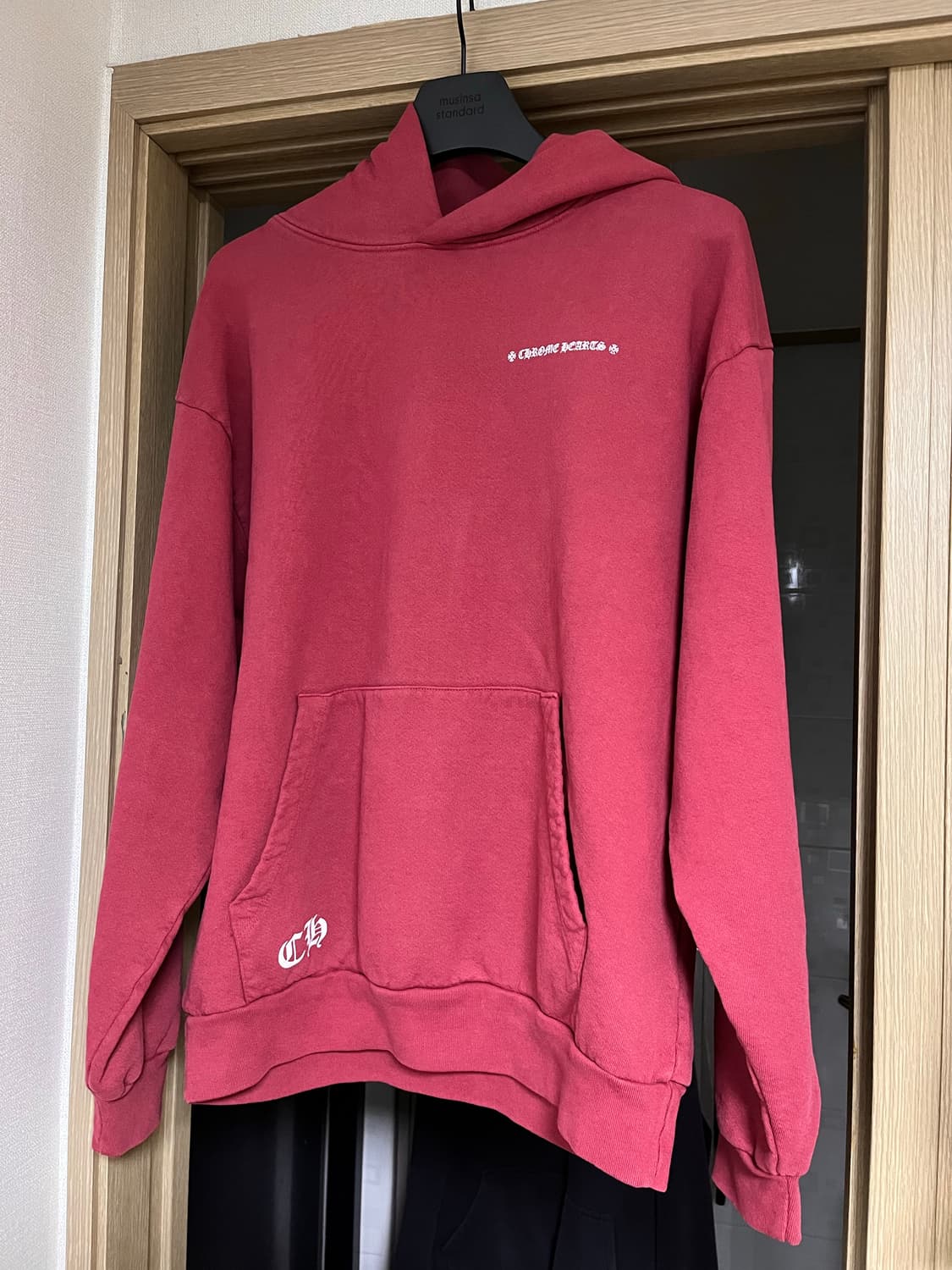 크롬하츠 드레이크 후드 레드 XL 상품이미지1