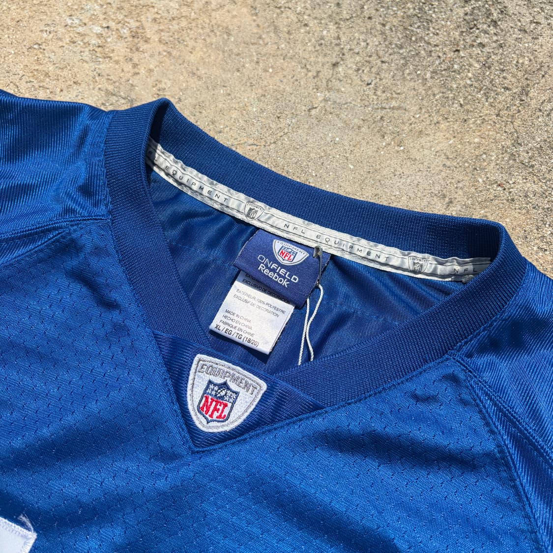 리복 NFL 인디애나폴리스 콜츠 빈티지 유니폼 져지 XL 상품이미지5