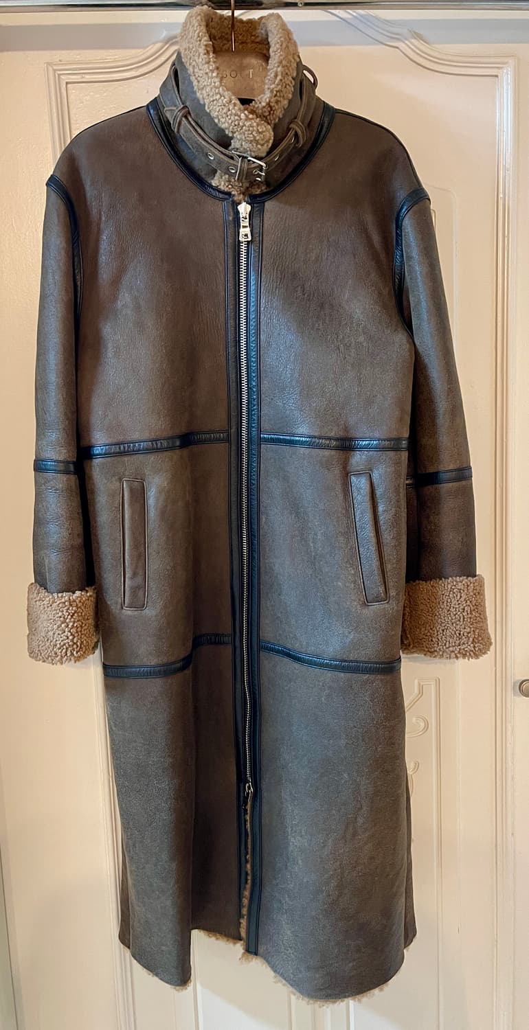 ✨리얼 램스킨 롱 무스탕 (전체 양털 안감) 상품이미지1