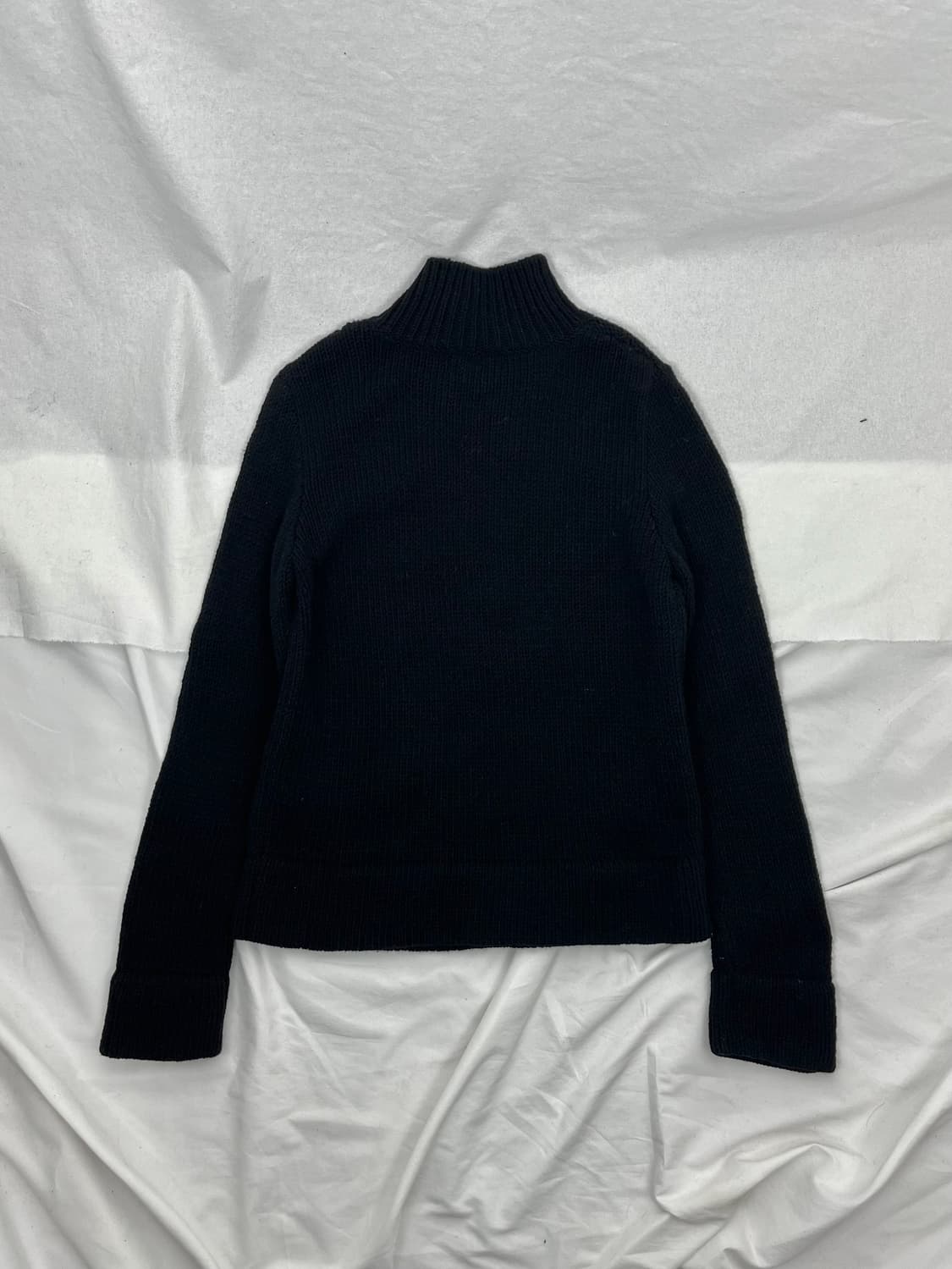 Vintage 단추 포인트 모크넥 니트  상품이미지5