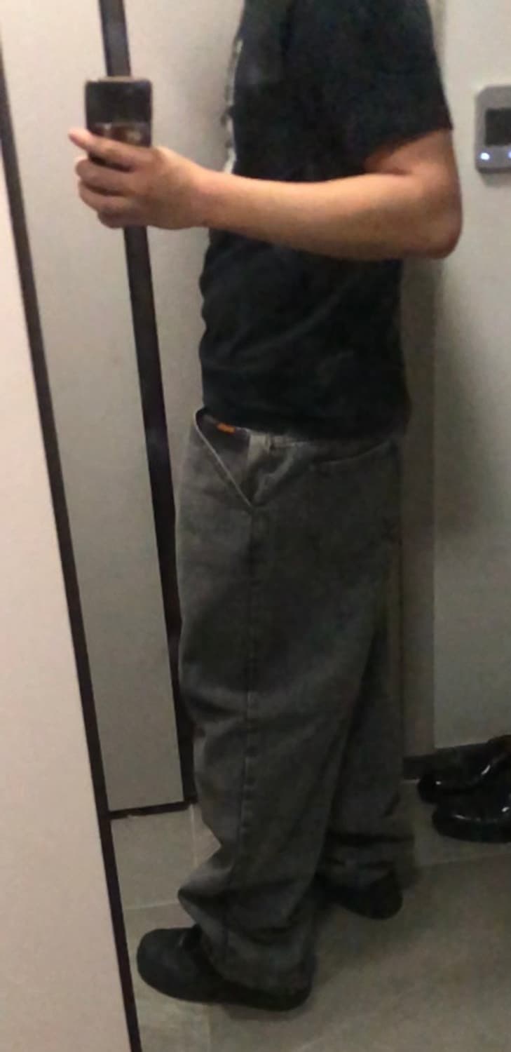 위캔더스 스톤 워시드 데님 블랙 상품이미지1