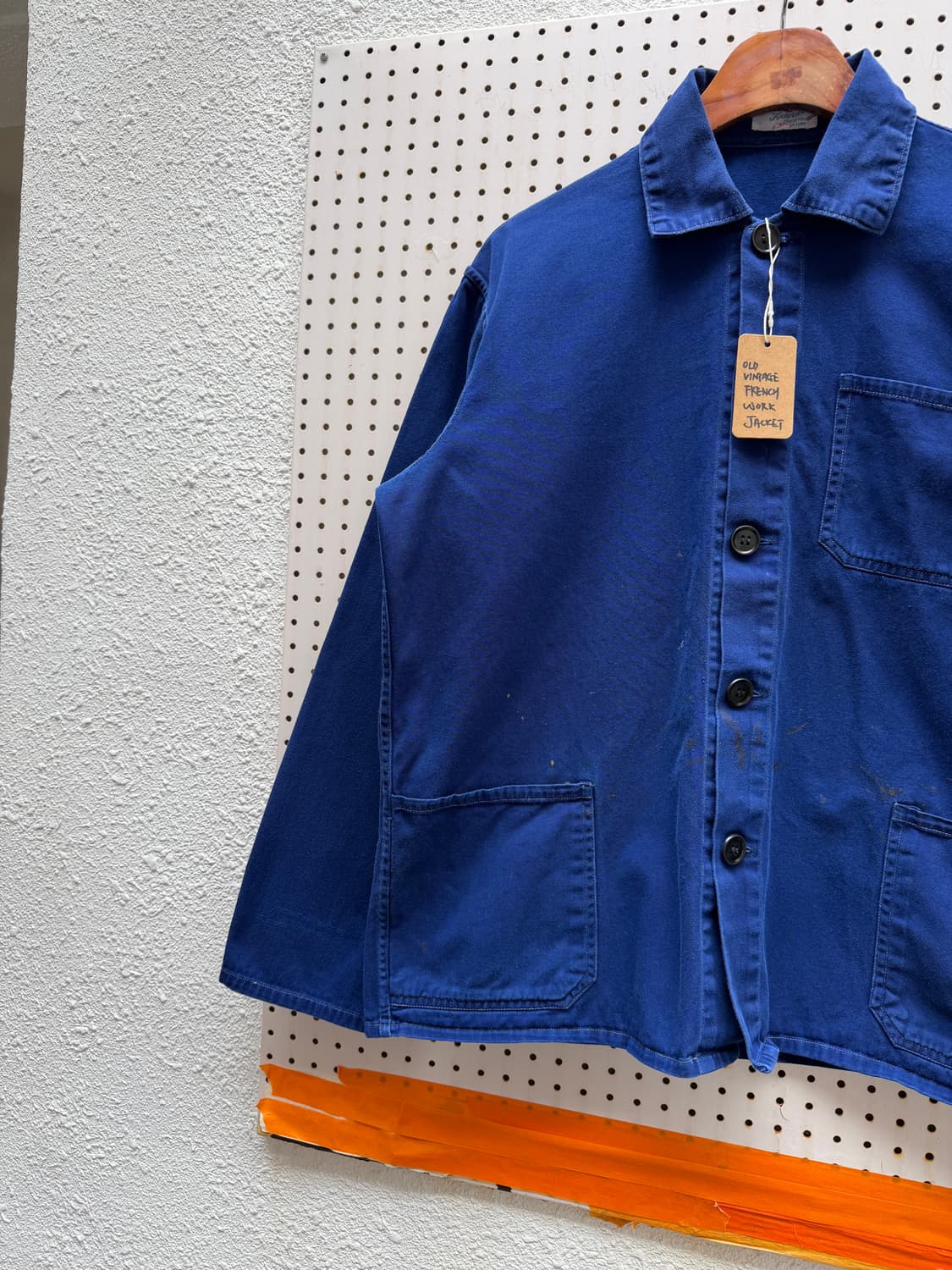 1970s FRIENDSHIP FADED NAVY 빈티지프렌치워크자켓 상품이미지5