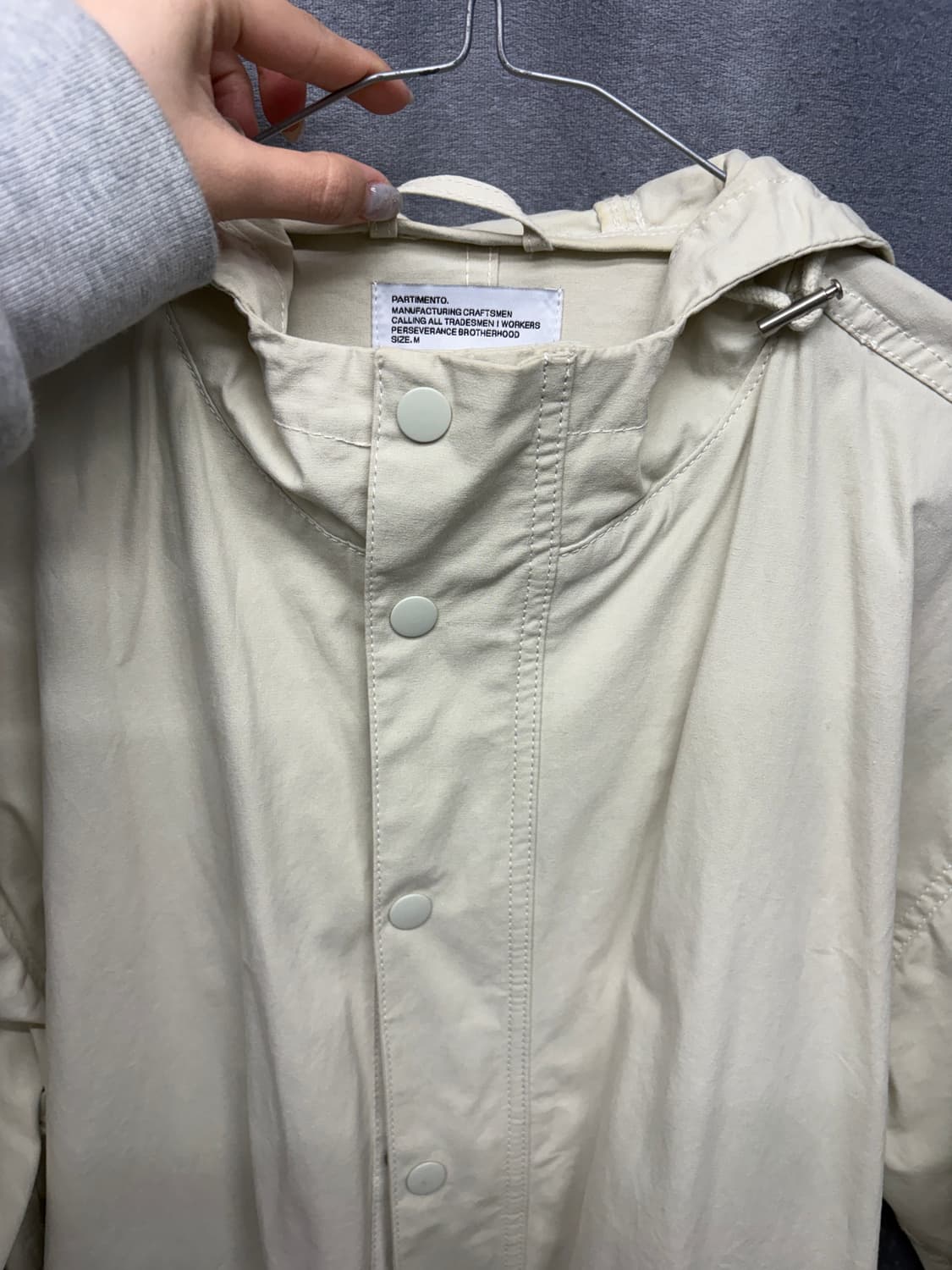 파르티멘토 우먼 아이보리 야상 상품이미지4