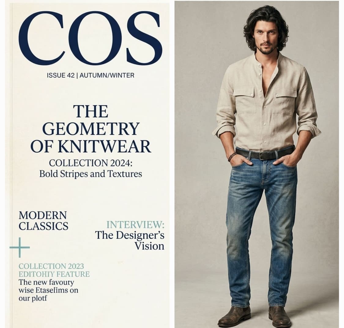 (새상품)100.COS 린넨 셔츠 상품이미지1