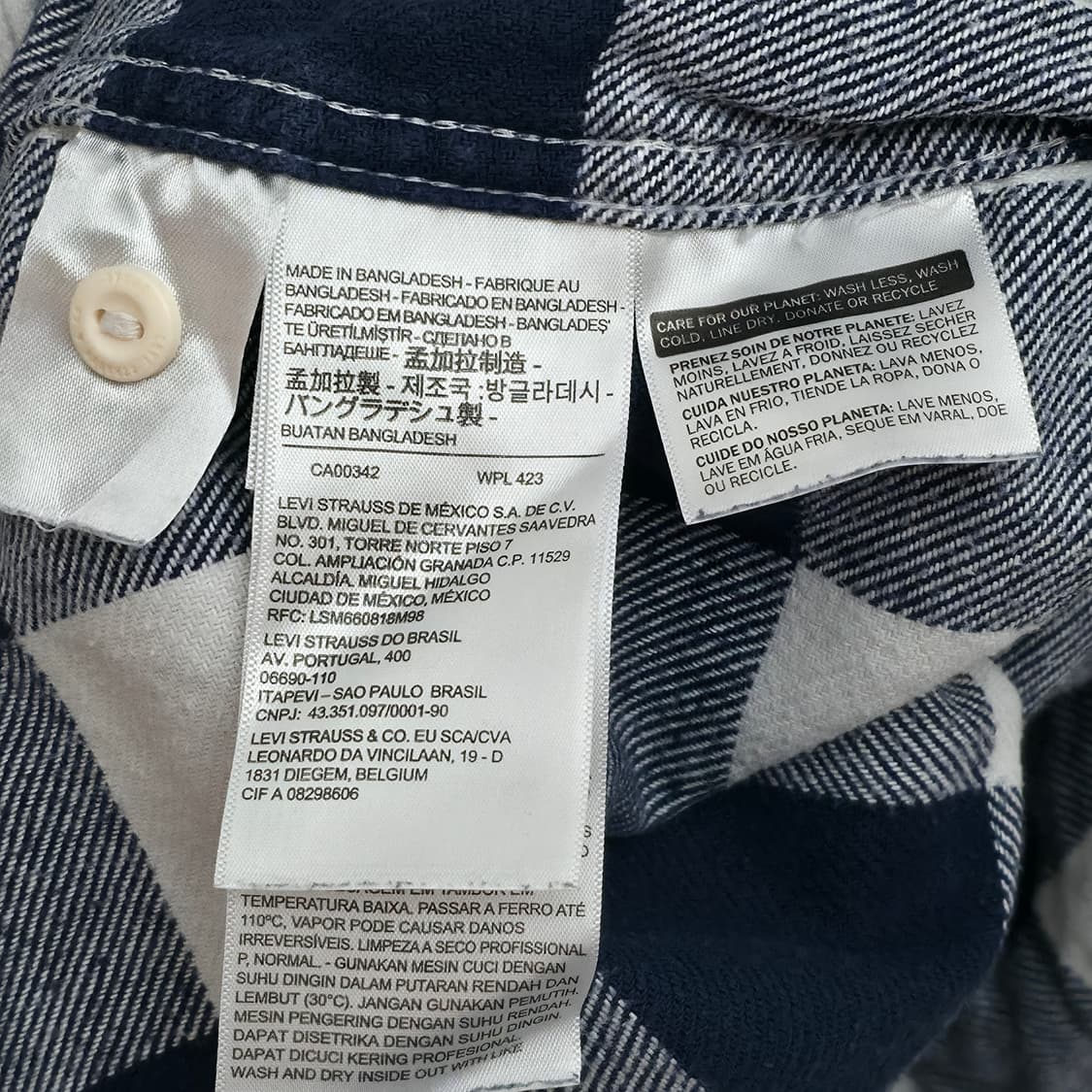 [M] 리바이스 체크 셔츠 상품이미지6