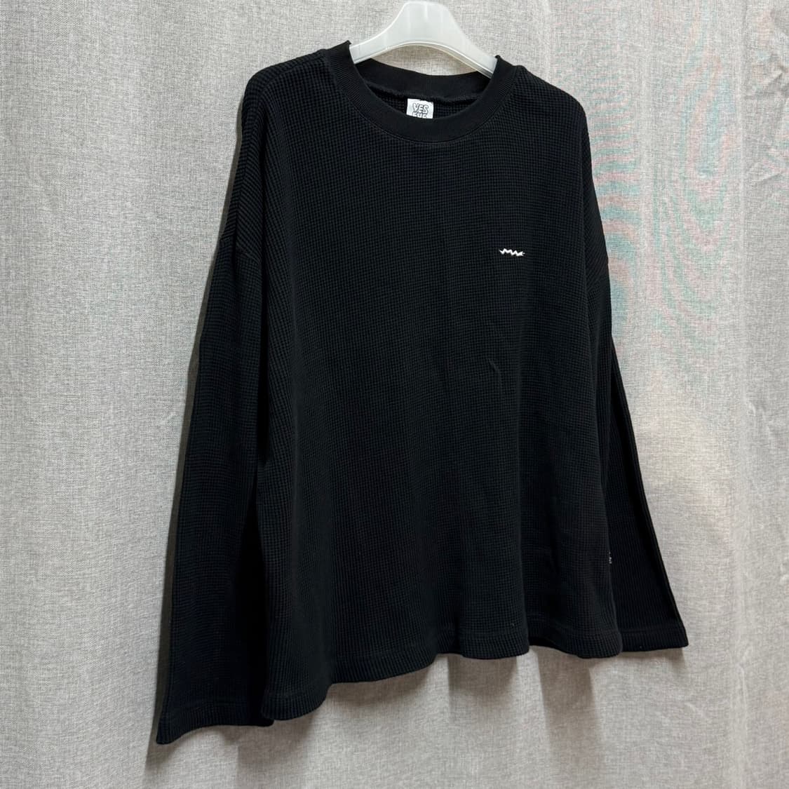 [XL] 예스아이씨(YESEYESEE) 와플 긴팔티 니트 상품이미지2