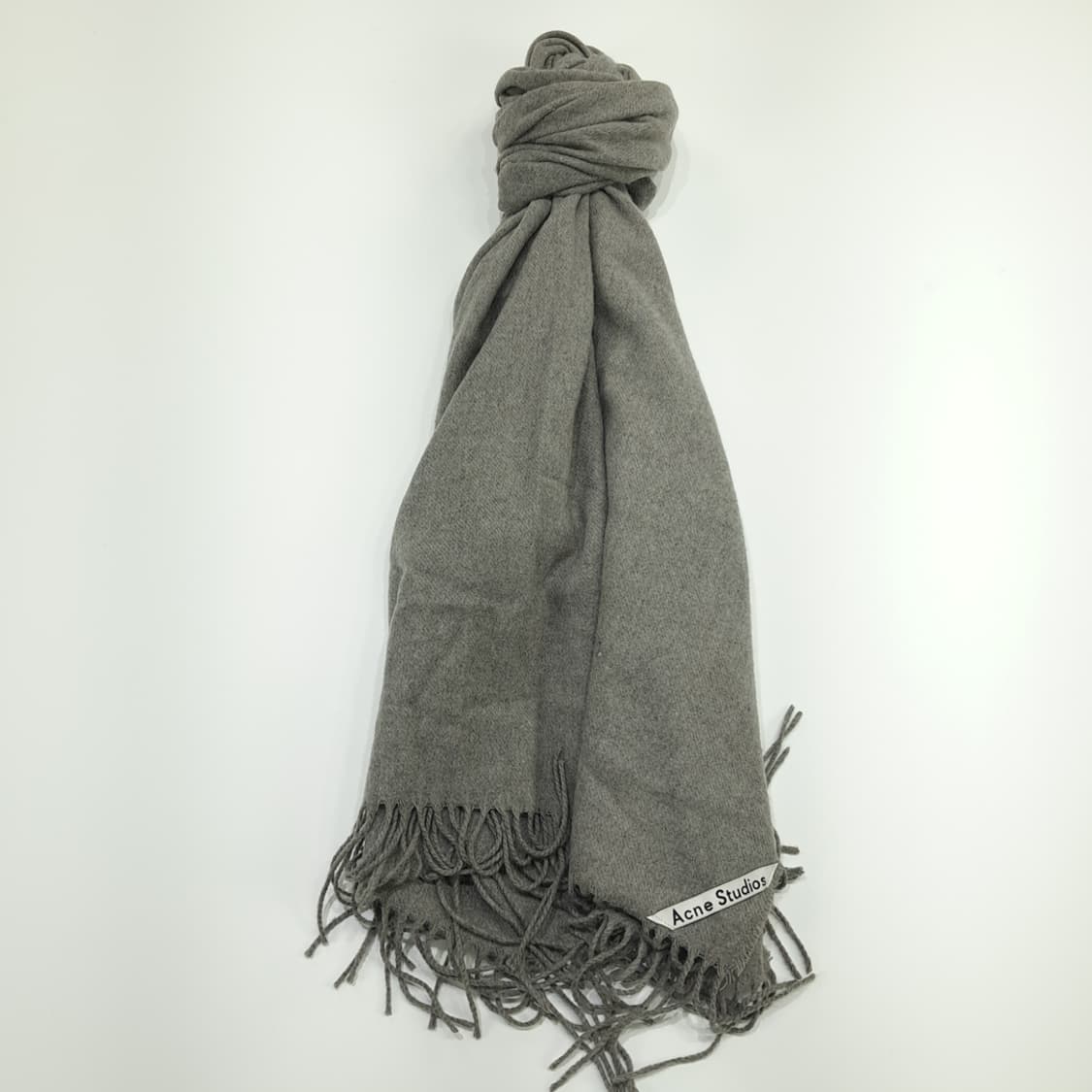MX150 아크네 스튜디오 그레이 빅사이즈 울 목도리 머플러 상품이미지3