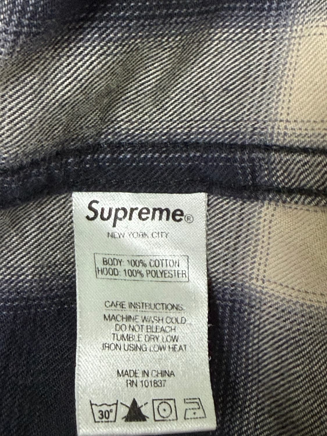 Supreme/UNDERCOVER Hooded Flannel Shirt 상품이미지4