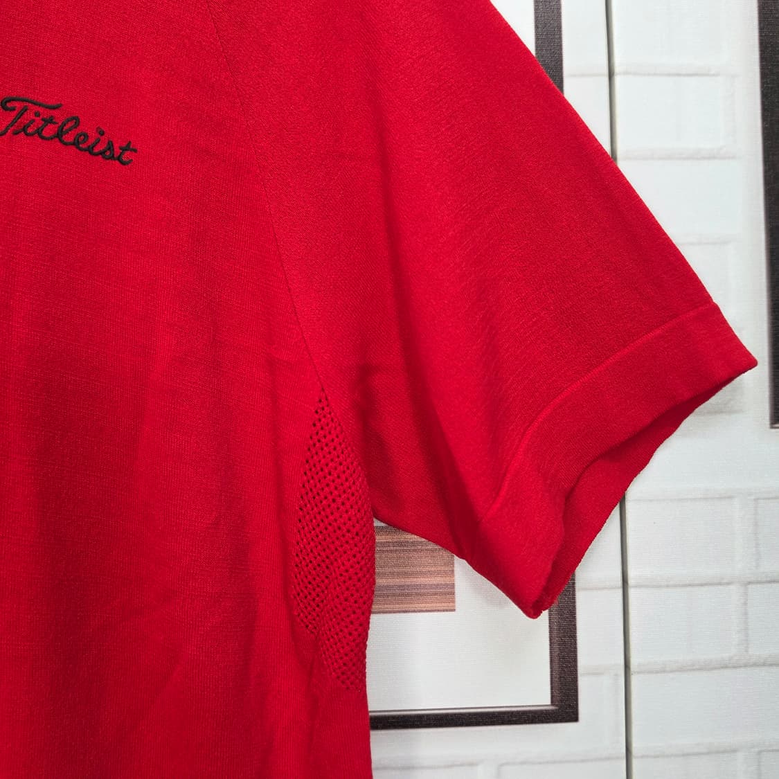 2023년 타이틀리스트 골프 카라 반팔 스웨터 XL (105)사이즈 상품이미지3