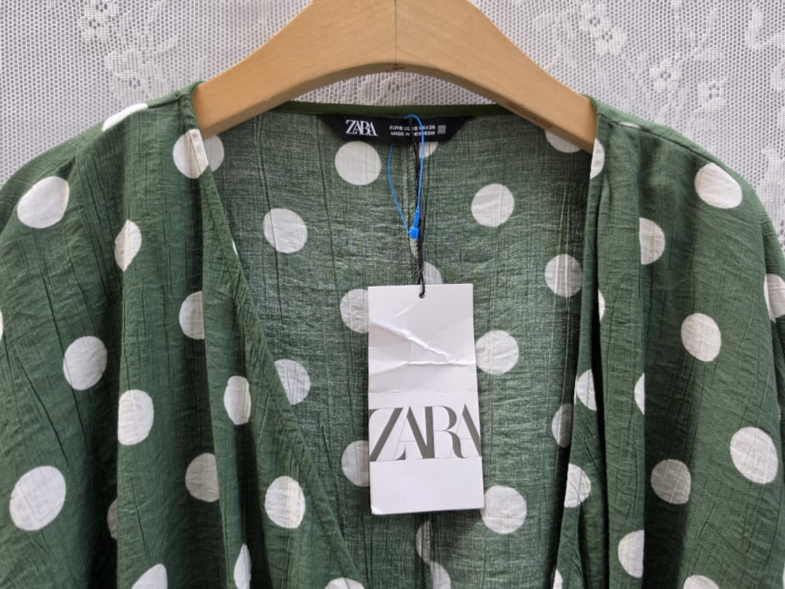 자라 도트 가디건 미사용품 상품이미지2