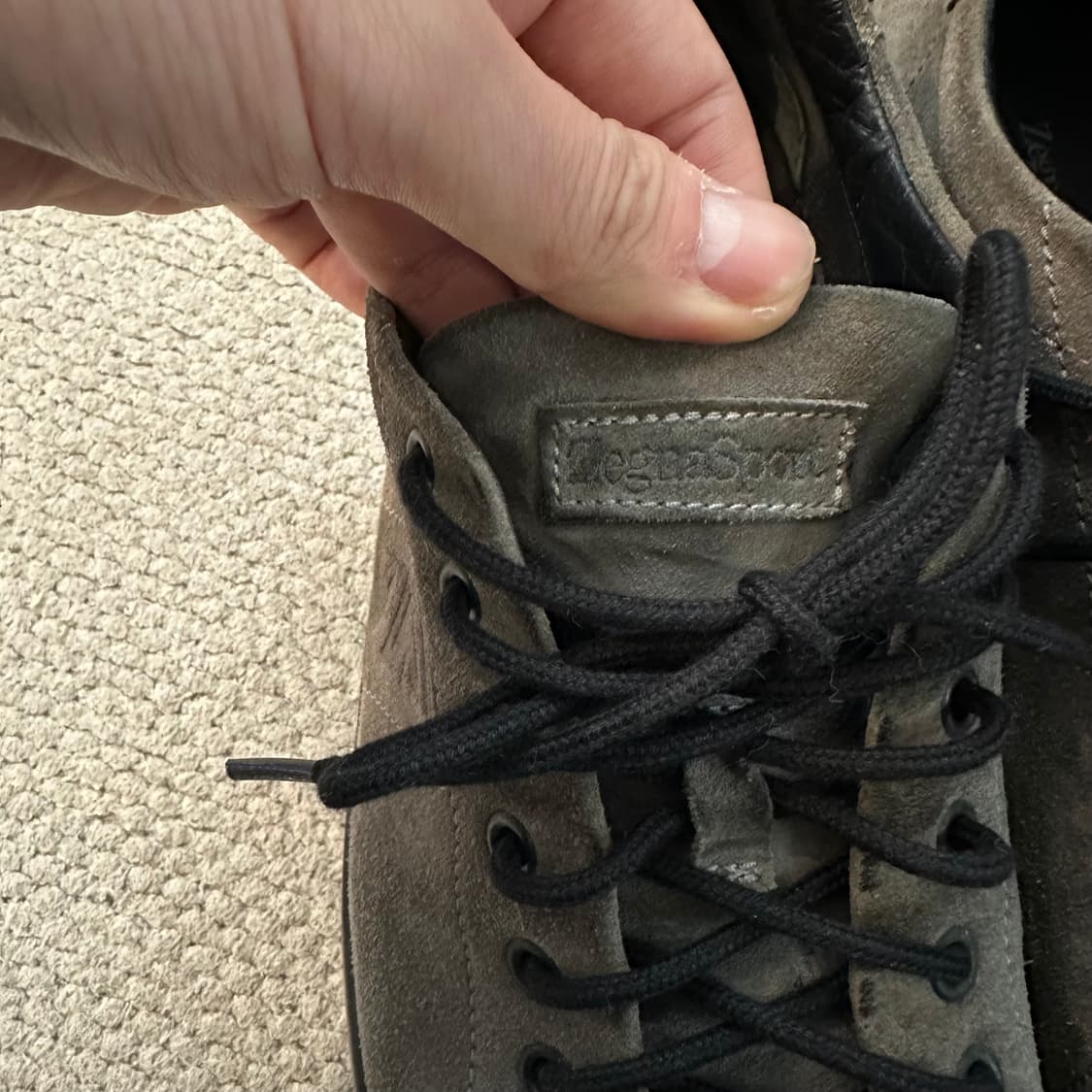 00s 제냐 Zegna Sport 스웨이드 스니커즈 상품이미지4