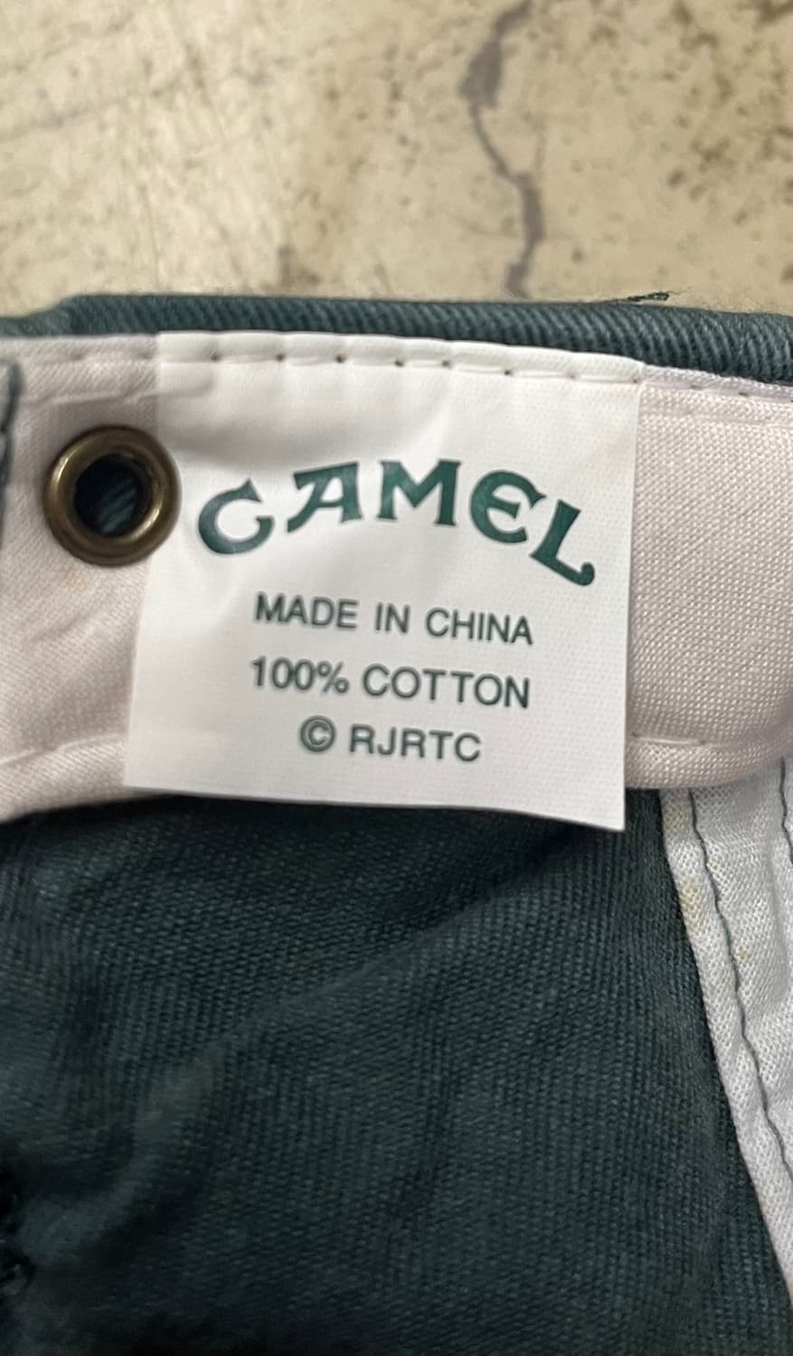 90s 카멜 자수 워싱 볼캡 상품이미지8