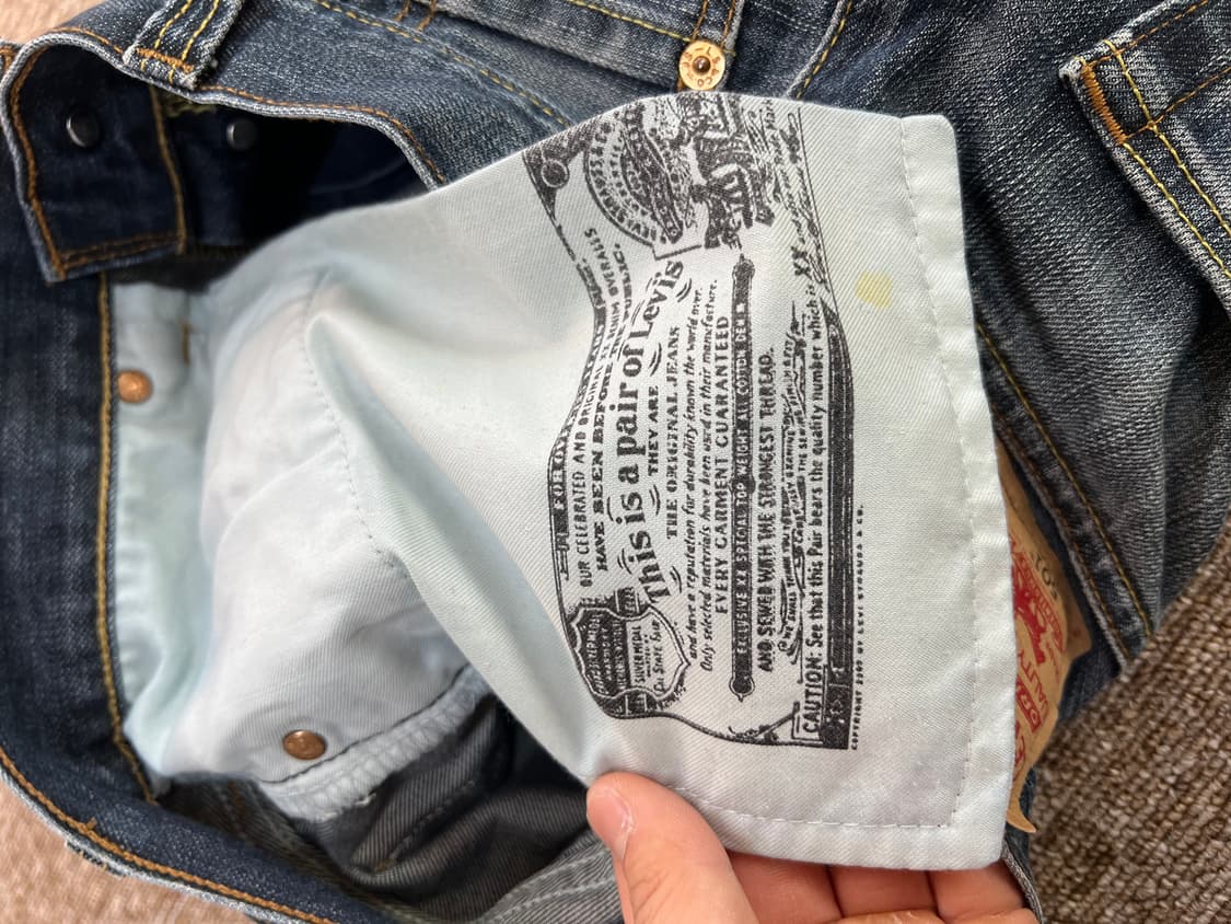 리바이스 501 데님 팬츠 W30 L32 상품이미지5