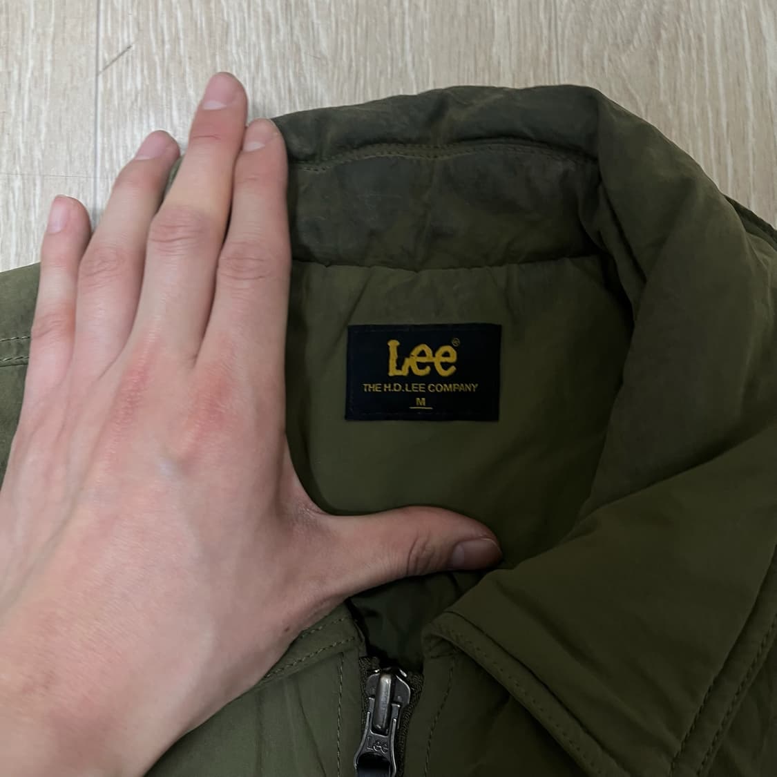 Lee 리 남성 봄버 MA1 카라 항공점퍼 M/95  상품이미지3