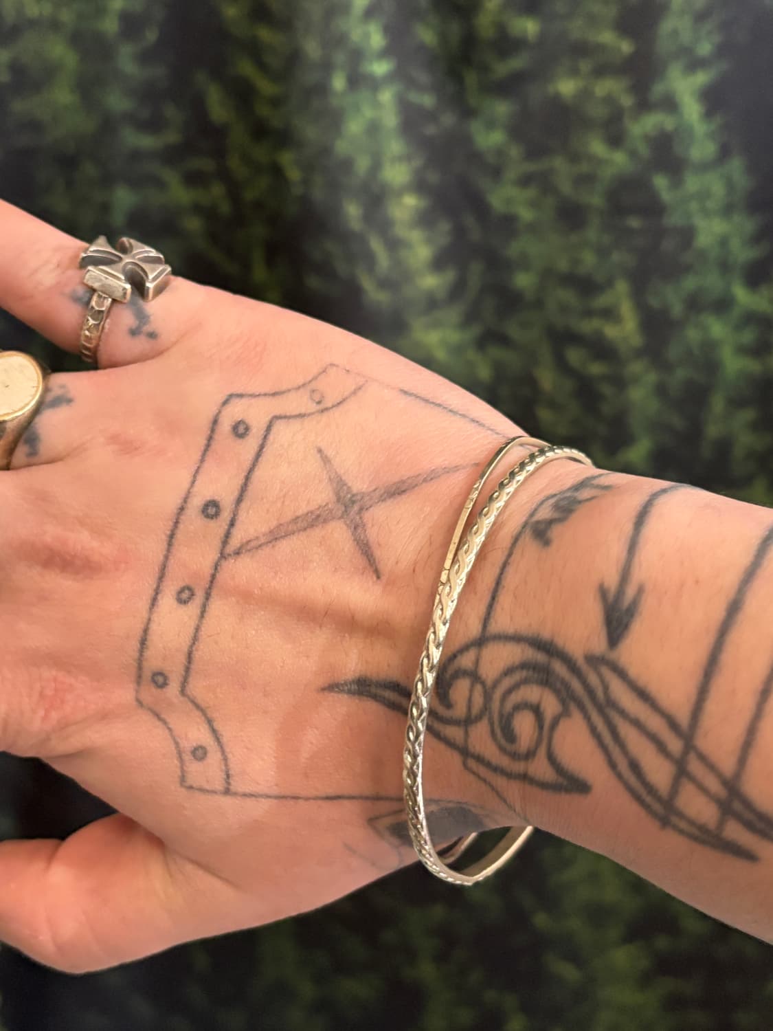 TTF✳️2003s/s 언더커버 ‘SCAB’ 뱅글 2pcs 상품이미지3