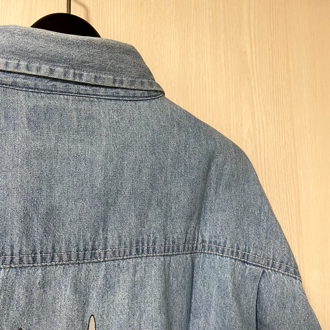 루니툰/ 빈티지 아플리케 데님 셔츠/ L 상품이미지5