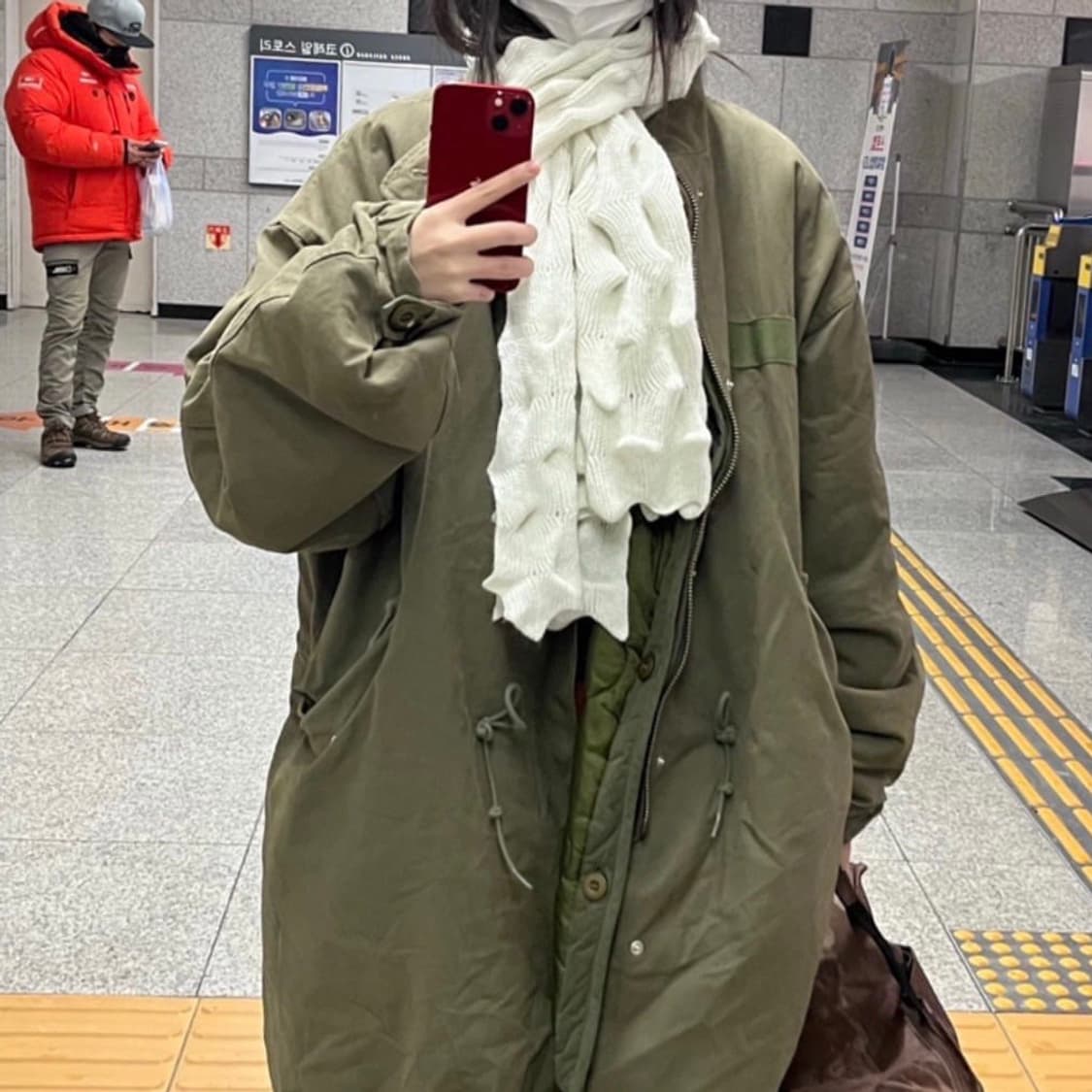 버블 니트 목도리 상품이미지3