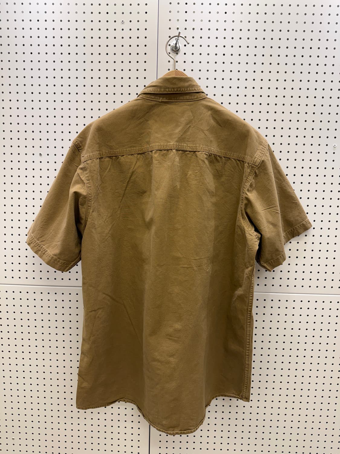 칼하트 워크 반팔 셔츠 브라운 U1157 상품이미지3