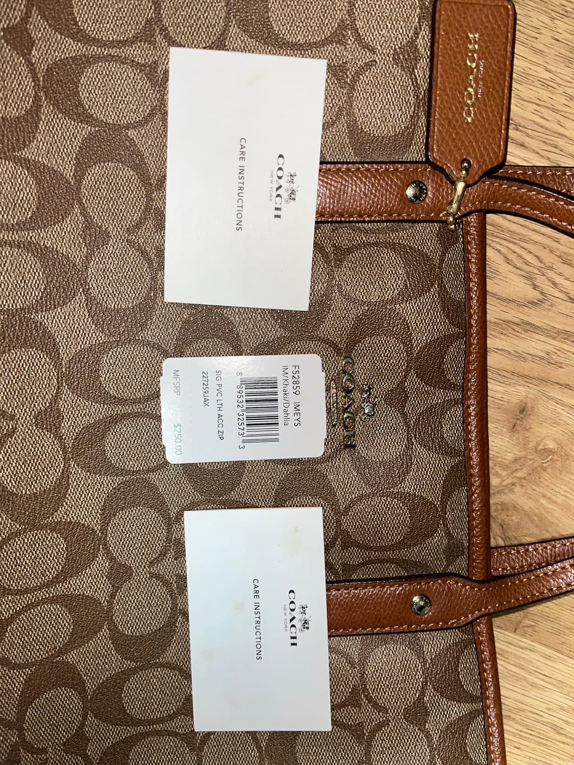 코치 시그니처 캔버스 시티 토트백 상품이미지5