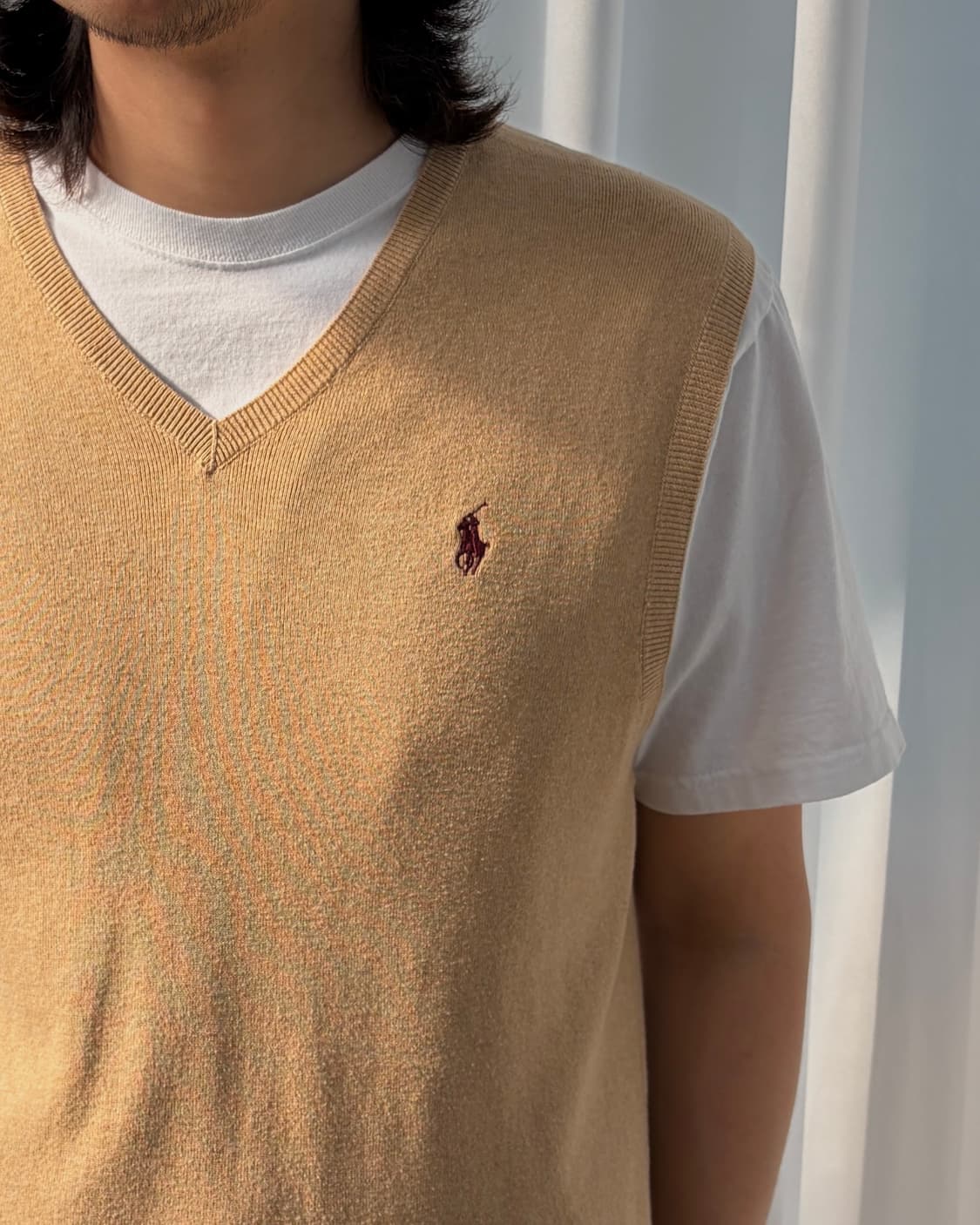 [L]폴로 랄프로렌 피마 코튼 니트 베스트 상품이미지3