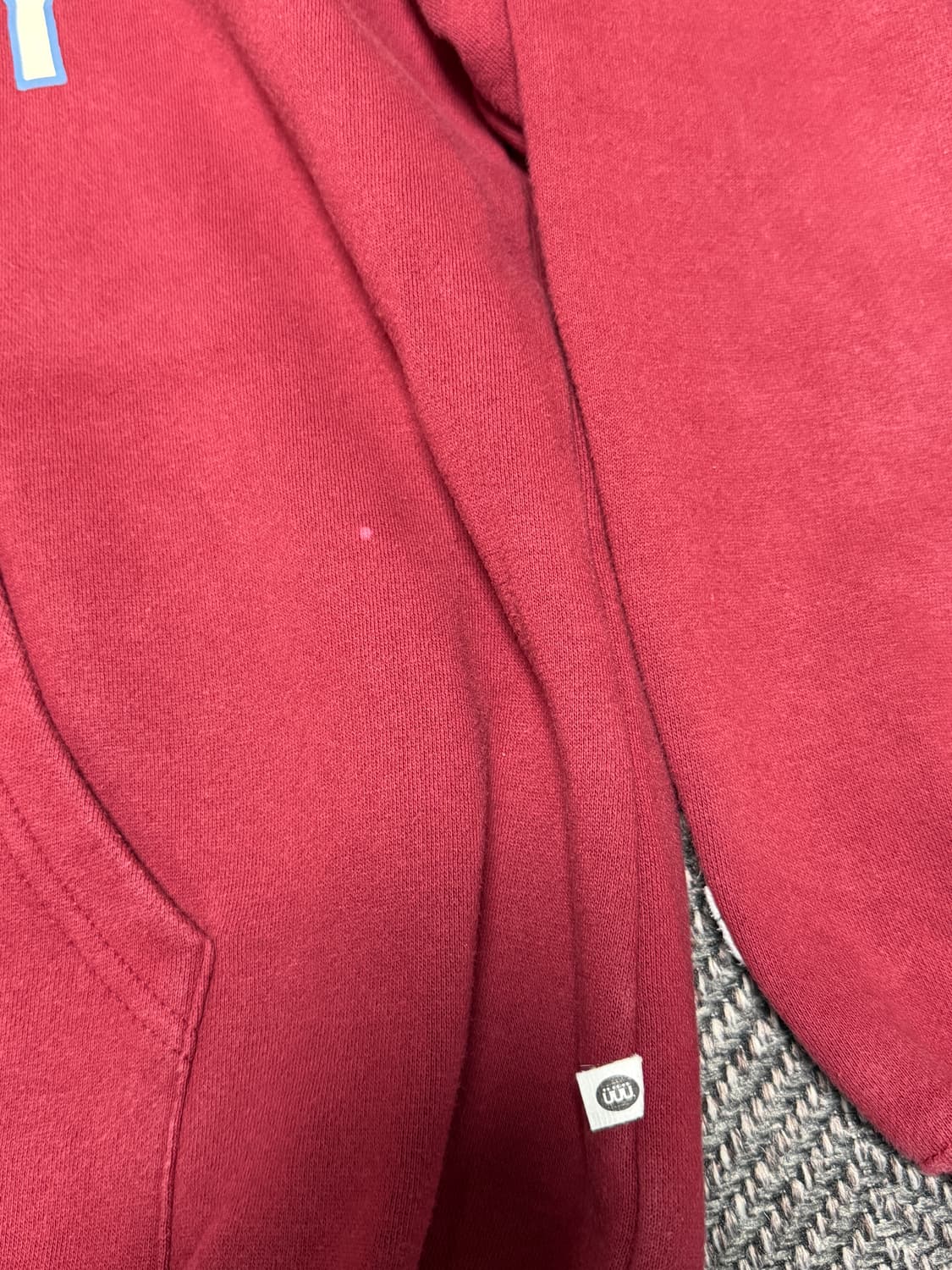 이스트쿤스트 돈 크라이 후드티 버건디 상품이미지3