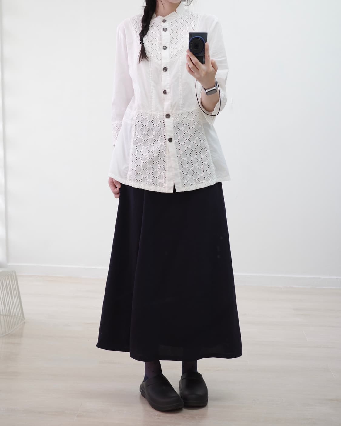 Vie paisible dot blouse 상품이미지4