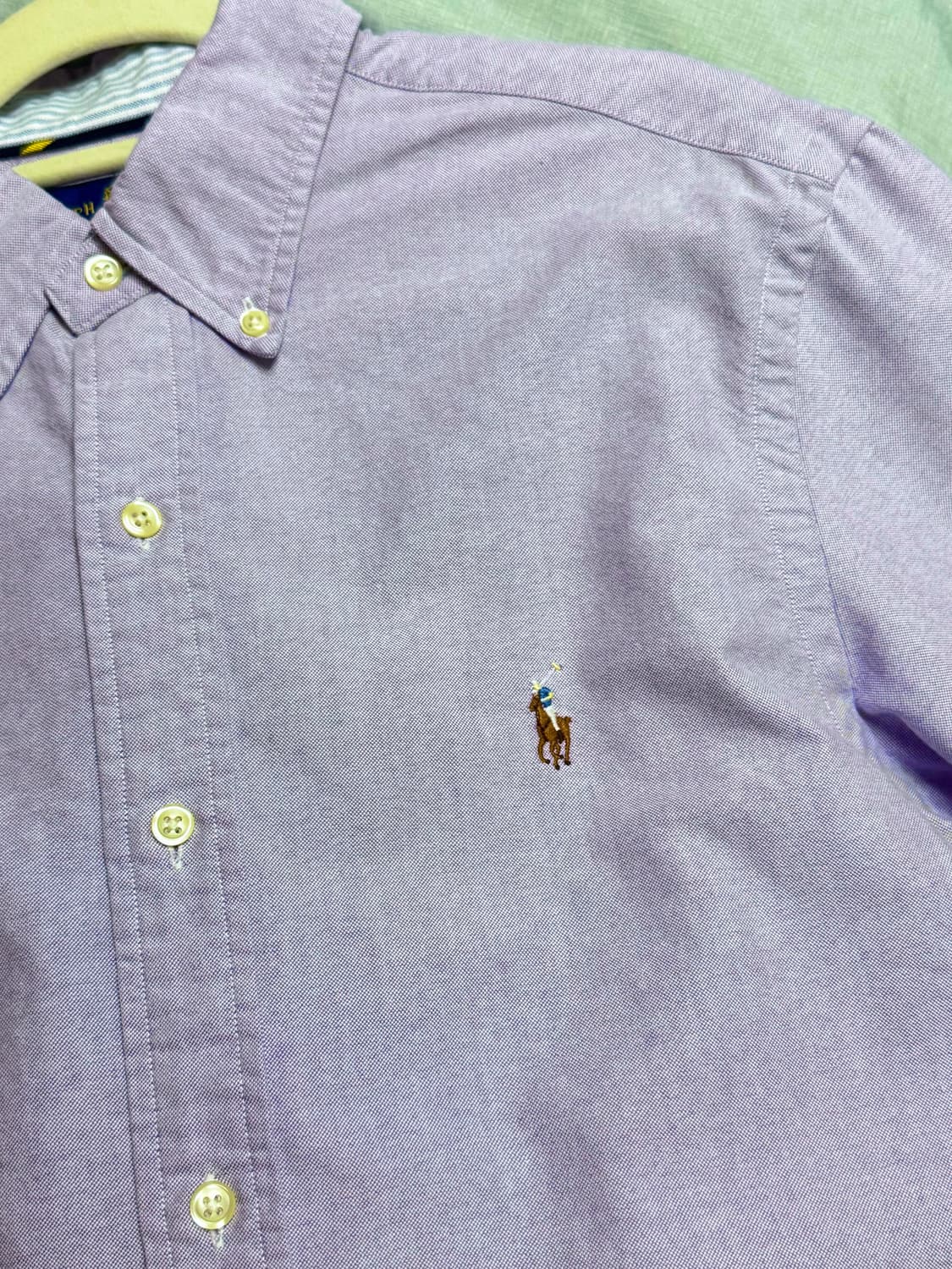 정품 폴로랄프로렌 셔츠 M 175/96A 라벤더 상품이미지3