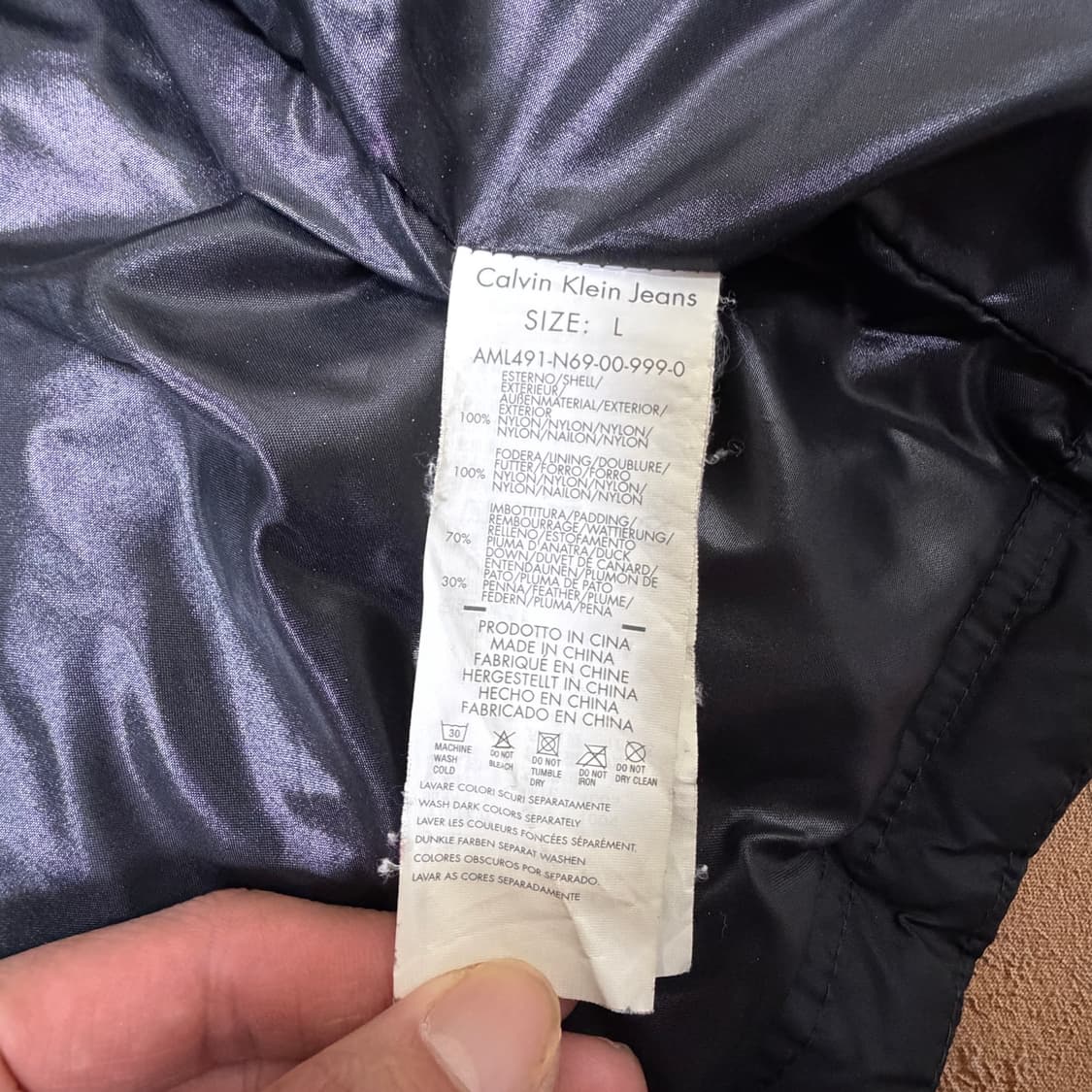 CK 캘빈클라인 덕다운 패딩 자켓 상품이미지6