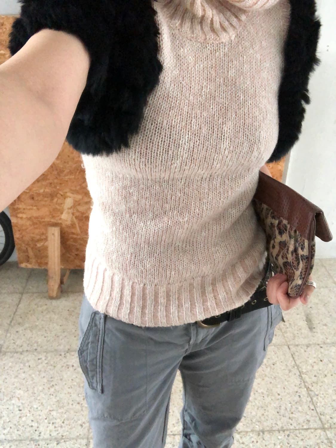 leopard clutch 상품이미지2