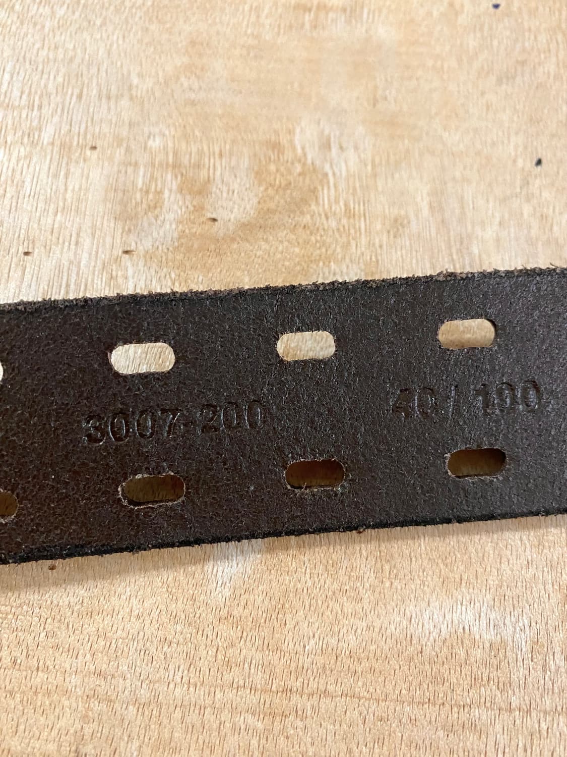 VTG leather double belt 미국 빈티지 풀그레인 벨트 상품이미지6