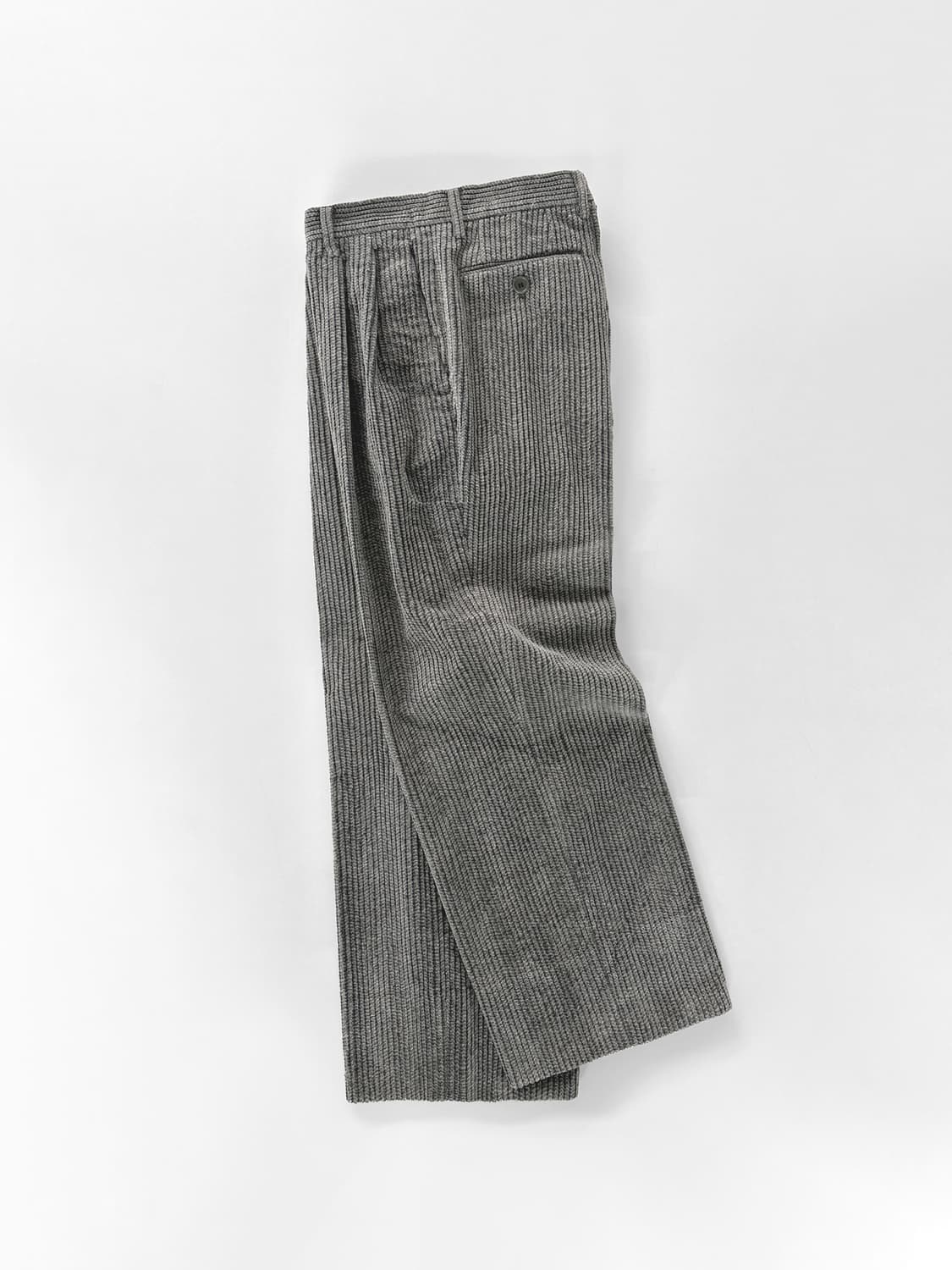 90s 빈티지 겐조 옴므 핀턱 와이드 코듀로이 팬츠 상품이미지2