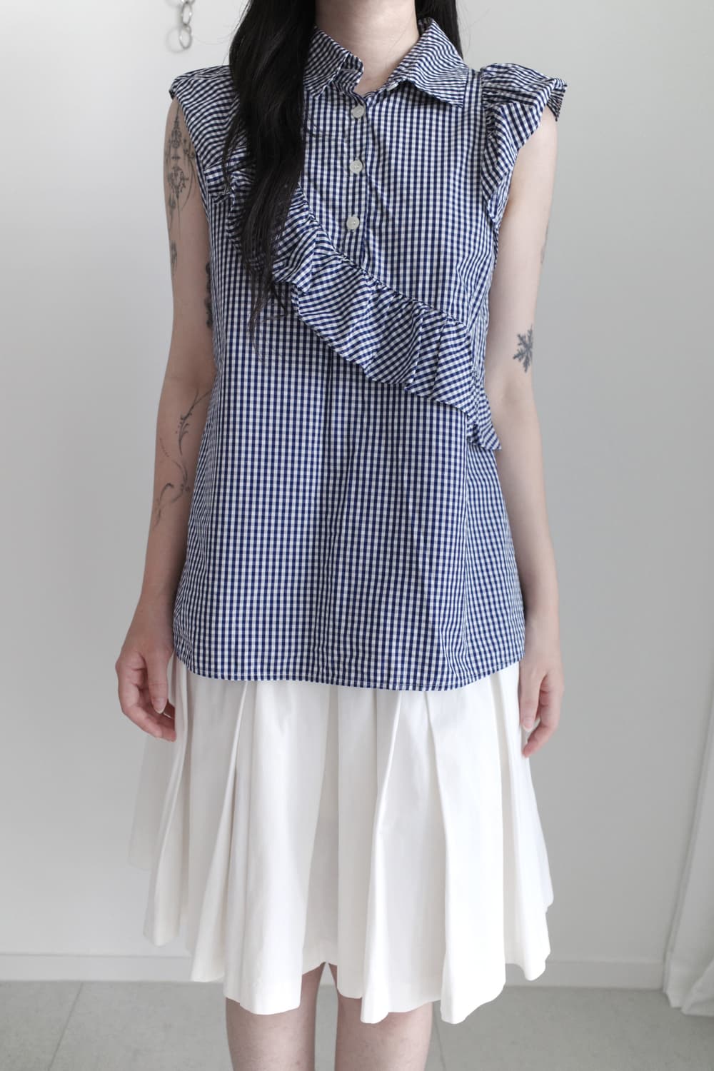 lacoste)pleats buckel skirt  상품이미지9