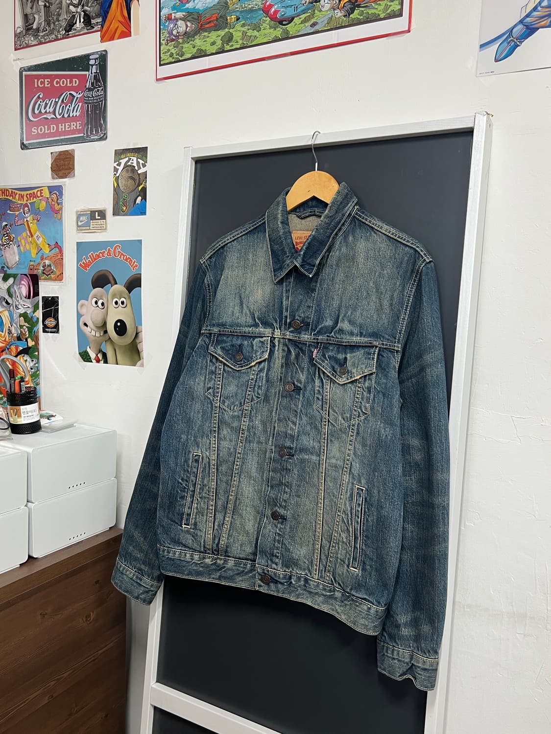 Levis 리바이스 워싱 트러커 데님 자켓 상품이미지1