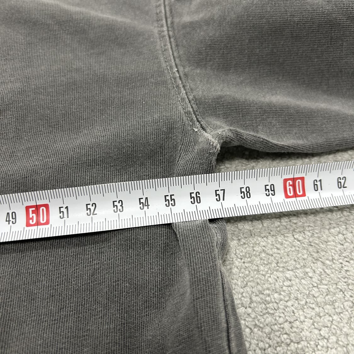 라이프워크 워싱 반팔 티셔츠 차콜 L 상품이미지6