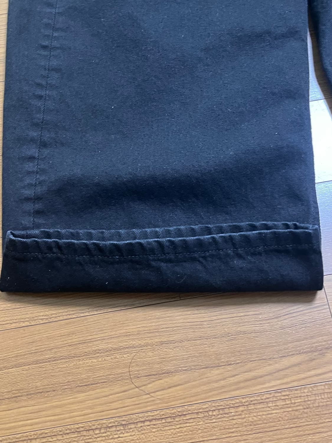 wide curve jeans jet black 2size 상품이미지4