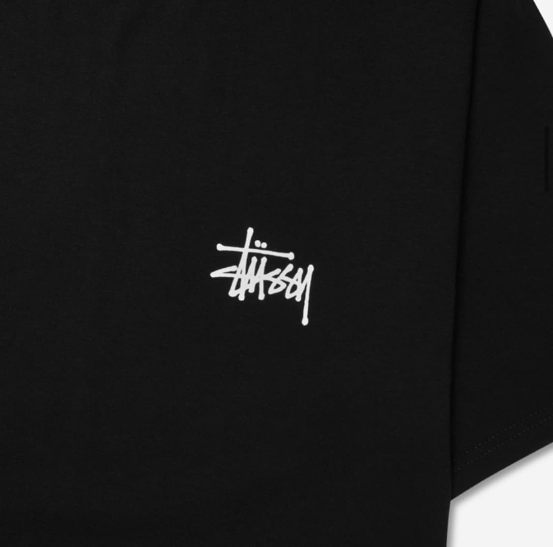 (새상품)스투시 베이직 로고 반팔티 M 상품이미지4