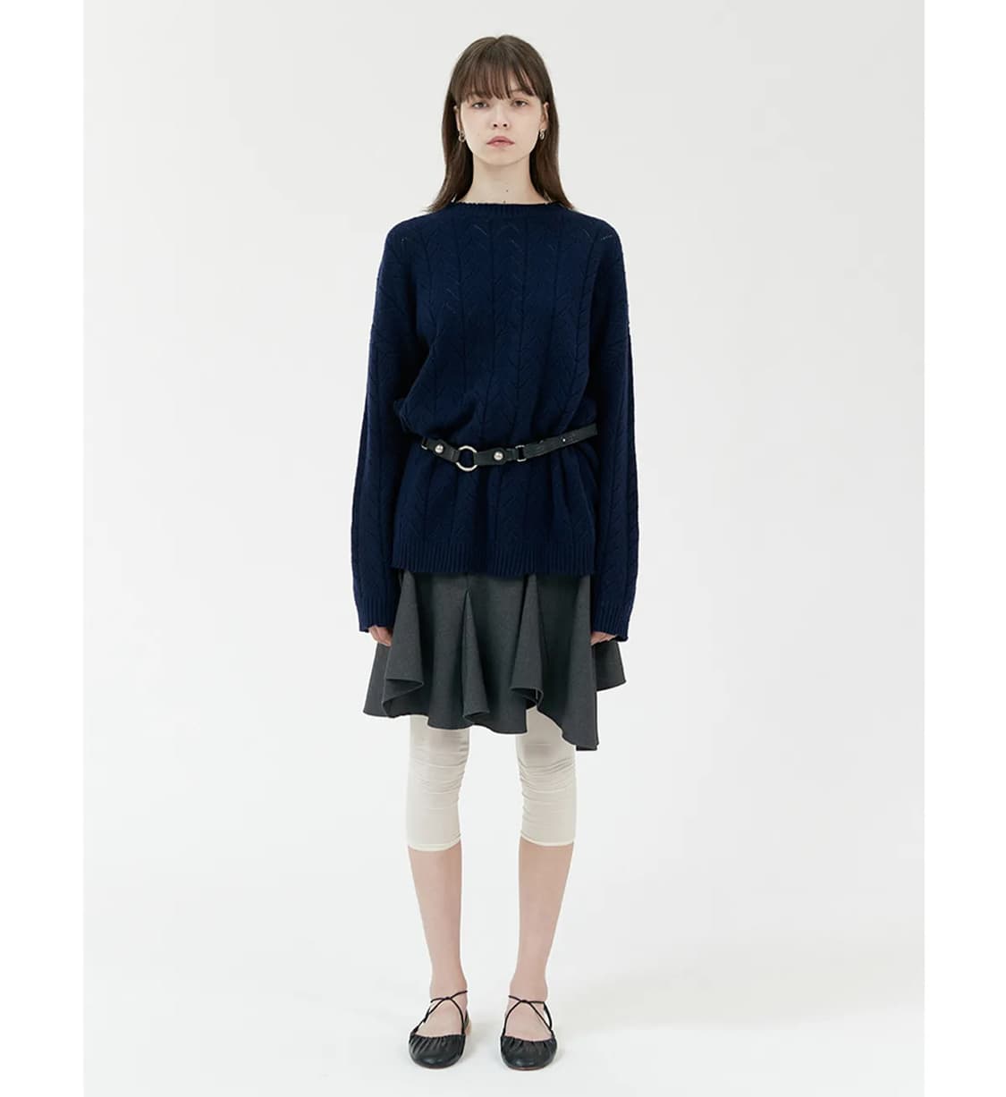 [gyeong] 경 드레이프 스커트 Draped Skirt 레이어드스커트 상품이미지5