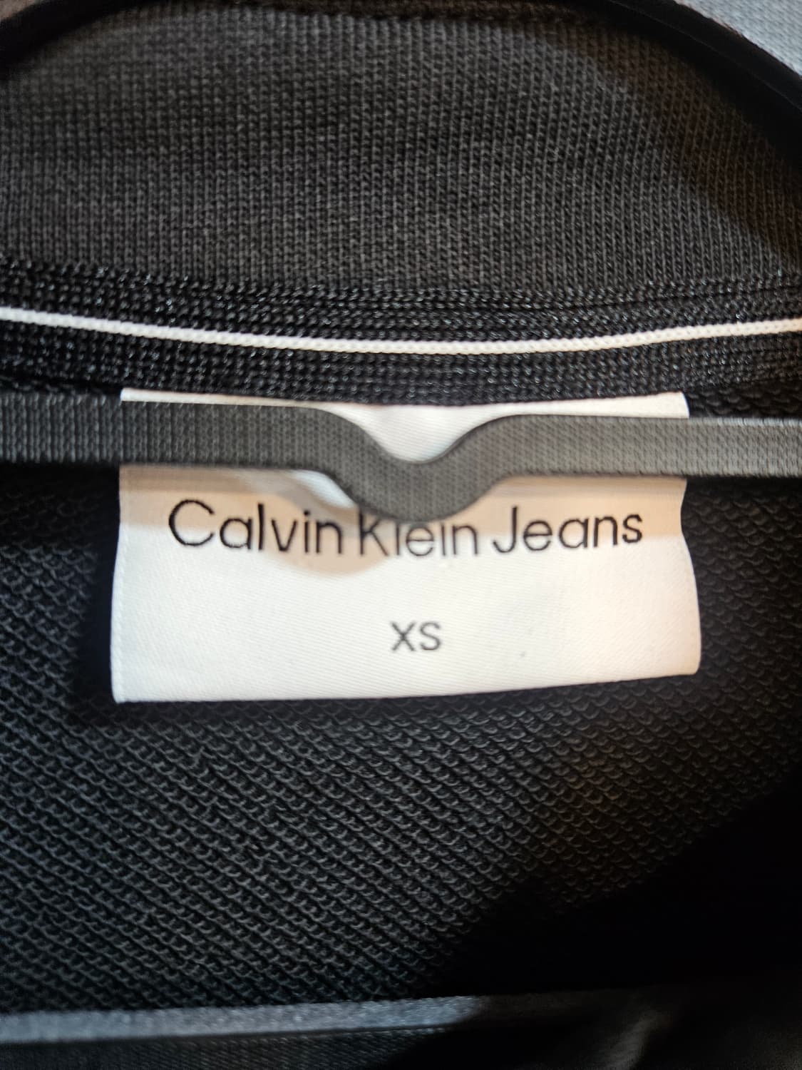캘빈클라인진스 블랙 크롭 카라티 XS 상품이미지7