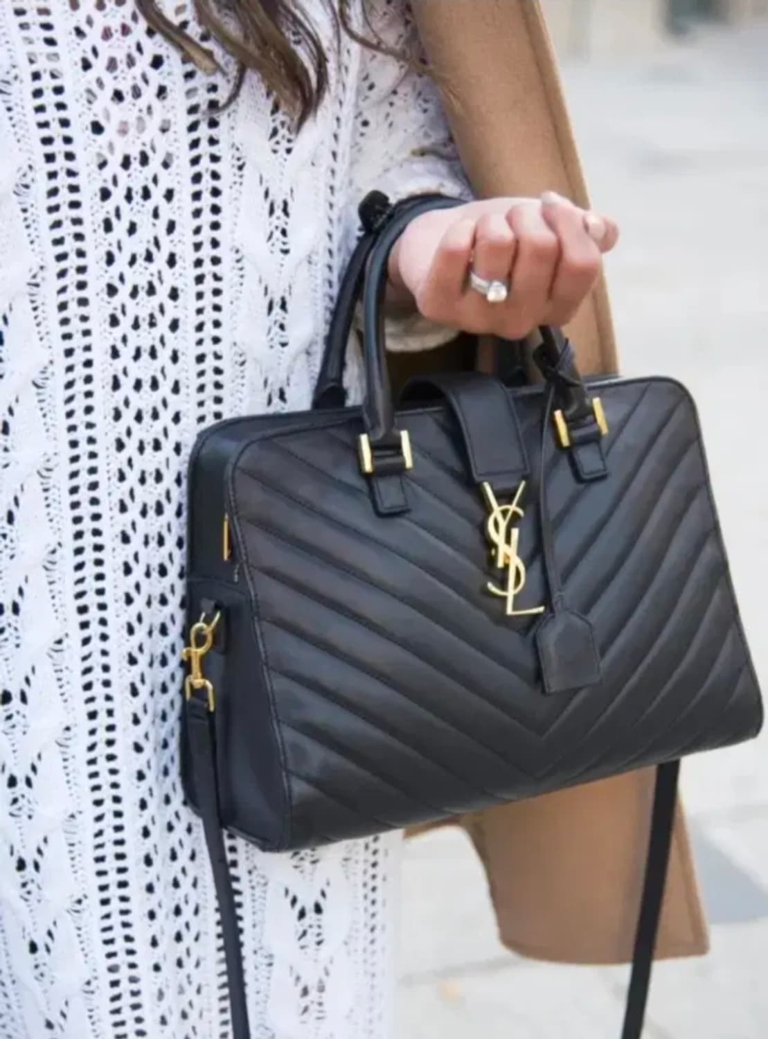 생로랑 YSL 카바스 토트백 크로스백 상품이미지1