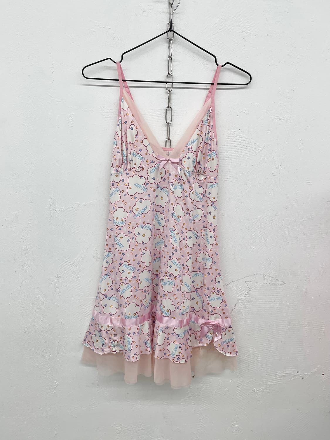 키치 패턴 프릴 슬립 상품이미지4