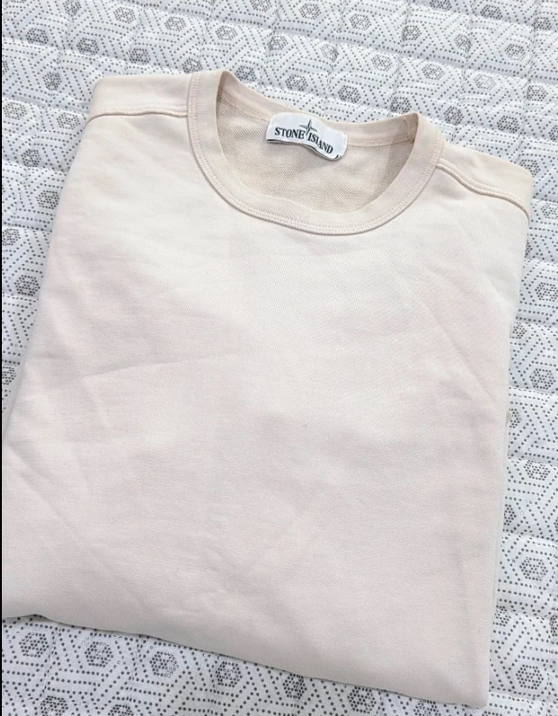 스톤아일랜드 맨투맨 M 아이보리 상품이미지3