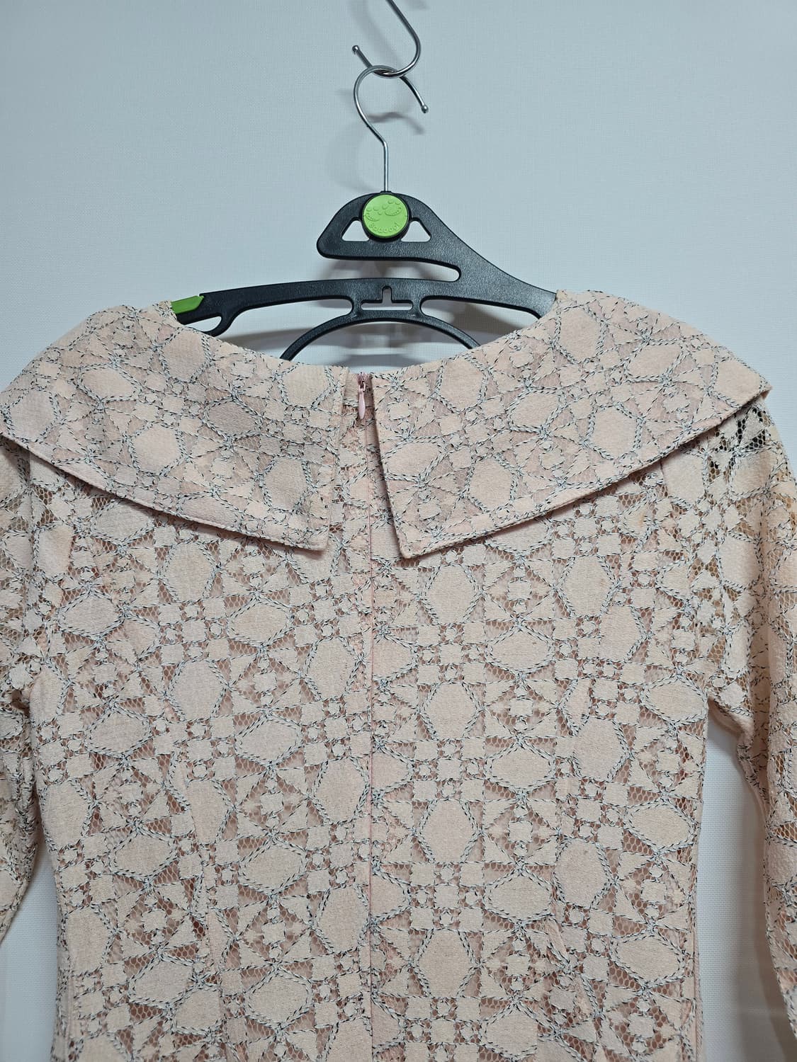 JJ지고트 레이스 카라넥 7부 원피스 상품이미지6