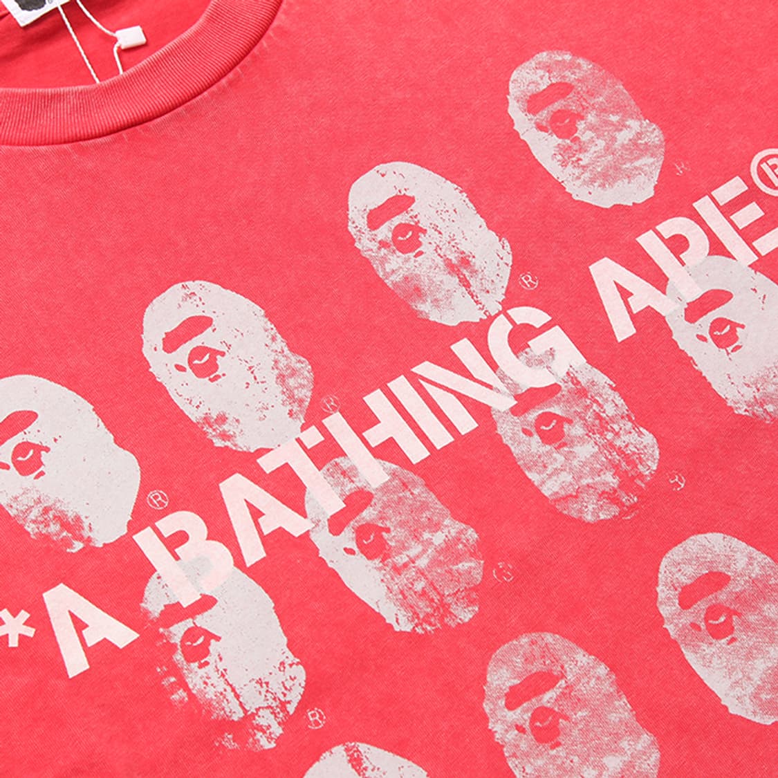  BAPE "Red T-Shirts" 상품이미지4
