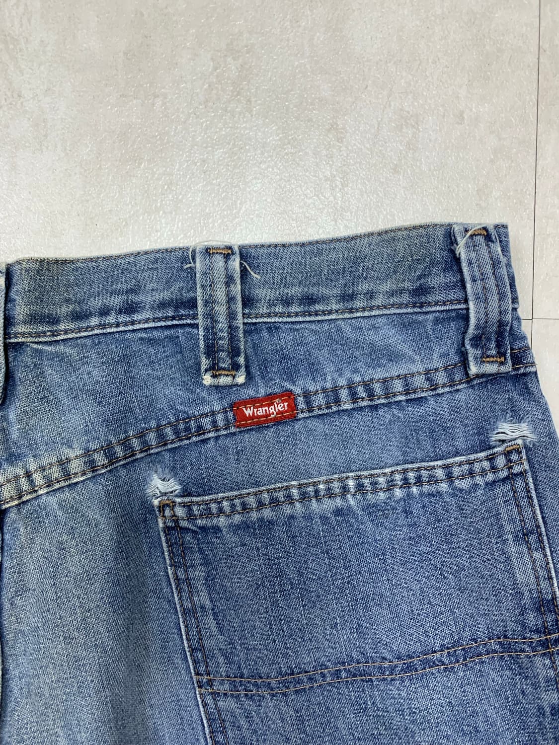 랭글러 연청 디스트로이드 더티워싱 카펜터 팬츠#730 상품이미지8