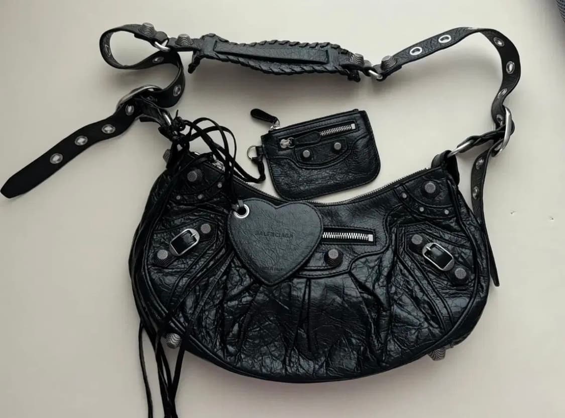 (새상품급) 발렌시아가 르 카골 램스킨 스몰S +하트거울 +지갑 상품이미지1