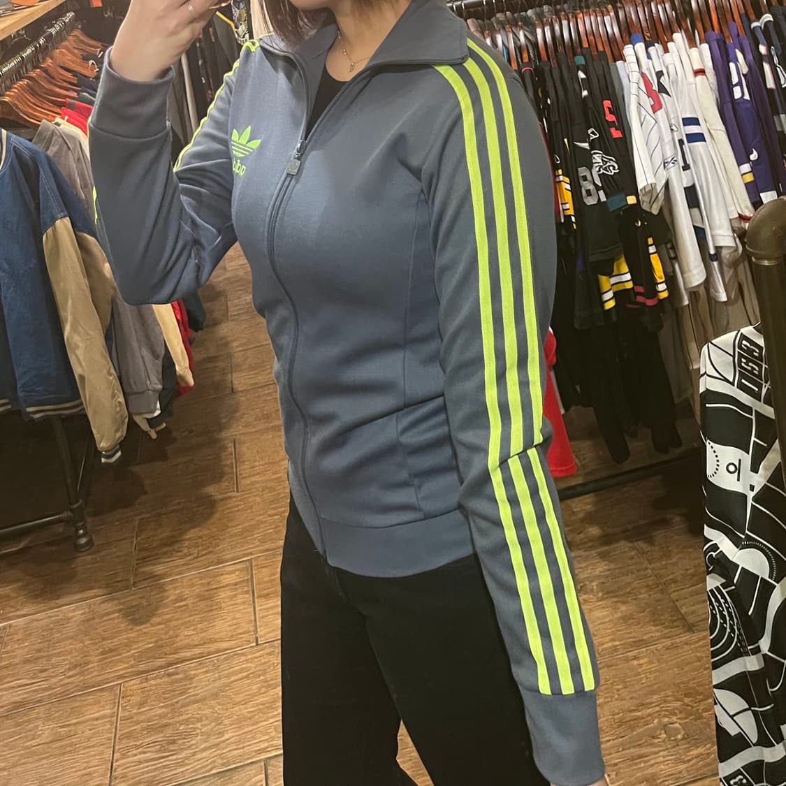 [HI] 아디다스 트레이닝 집업 다크그레이 상품이미지4