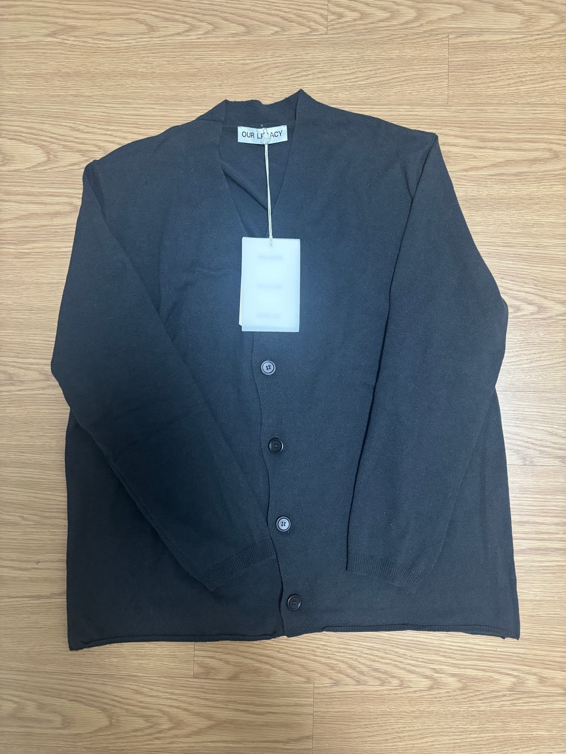 [새상품] 아워레가시 니티드 실크 가디건 상품이미지2