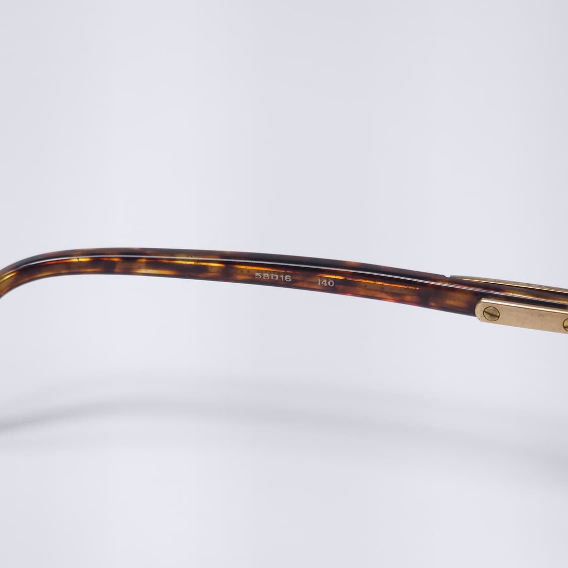 18K 도금 90년도 올드빈티지 톨토이즈 안경 상품이미지7