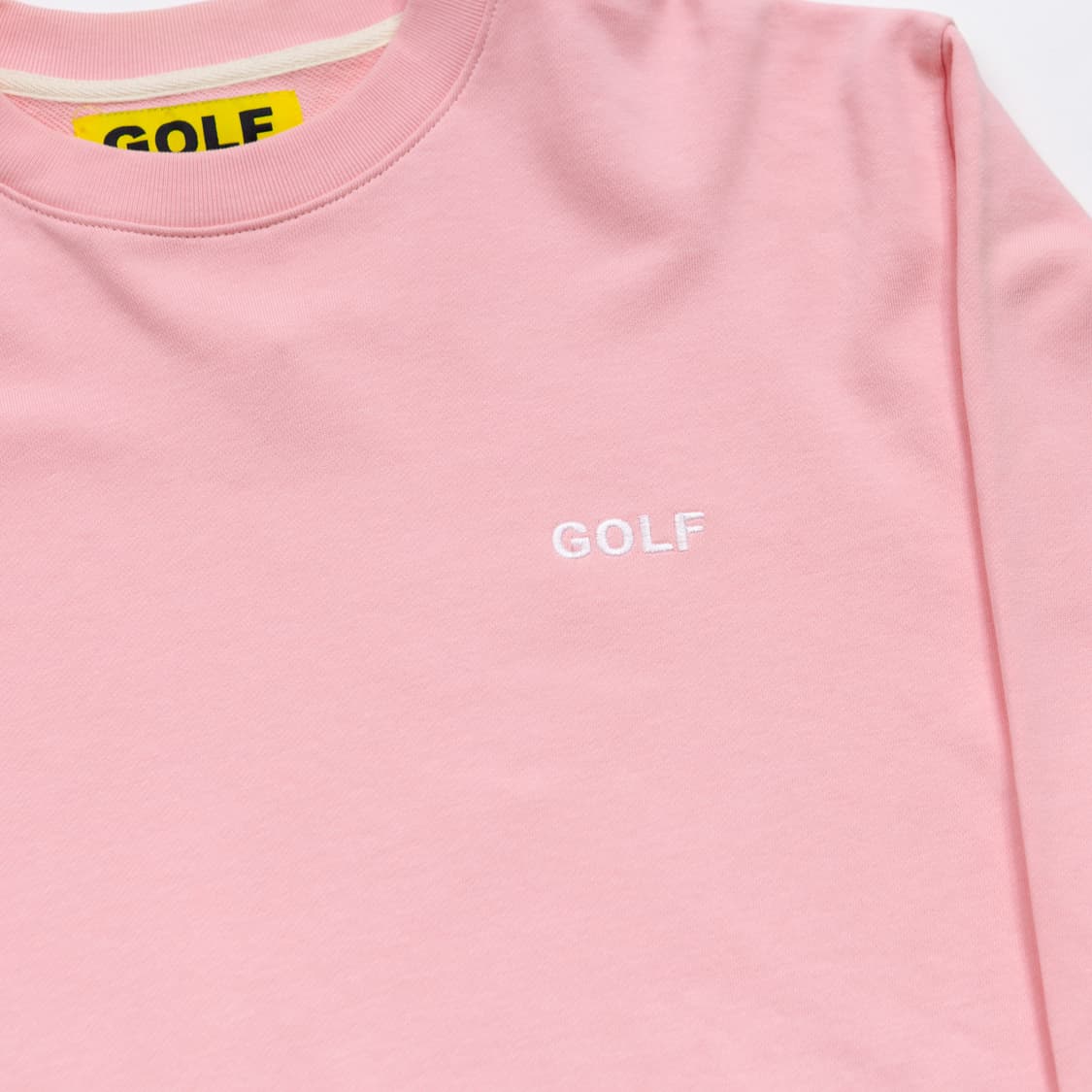 골프왕 골프 미니 로고 스웻셔츠 핑크 상품이미지2